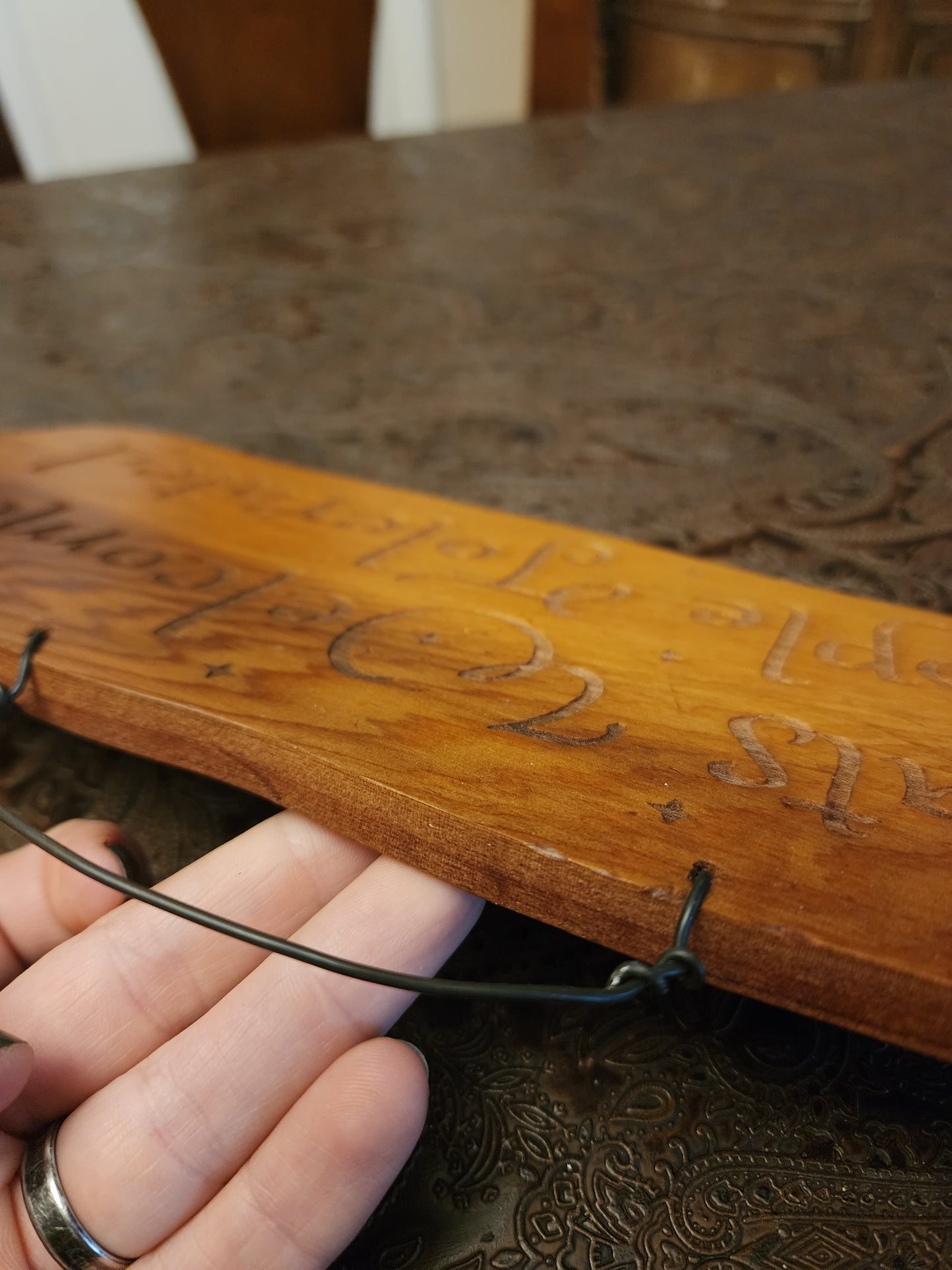 Wood Sign, Upcycled, Handmade. Cat ears. "Cats Welcome People Tolerated"