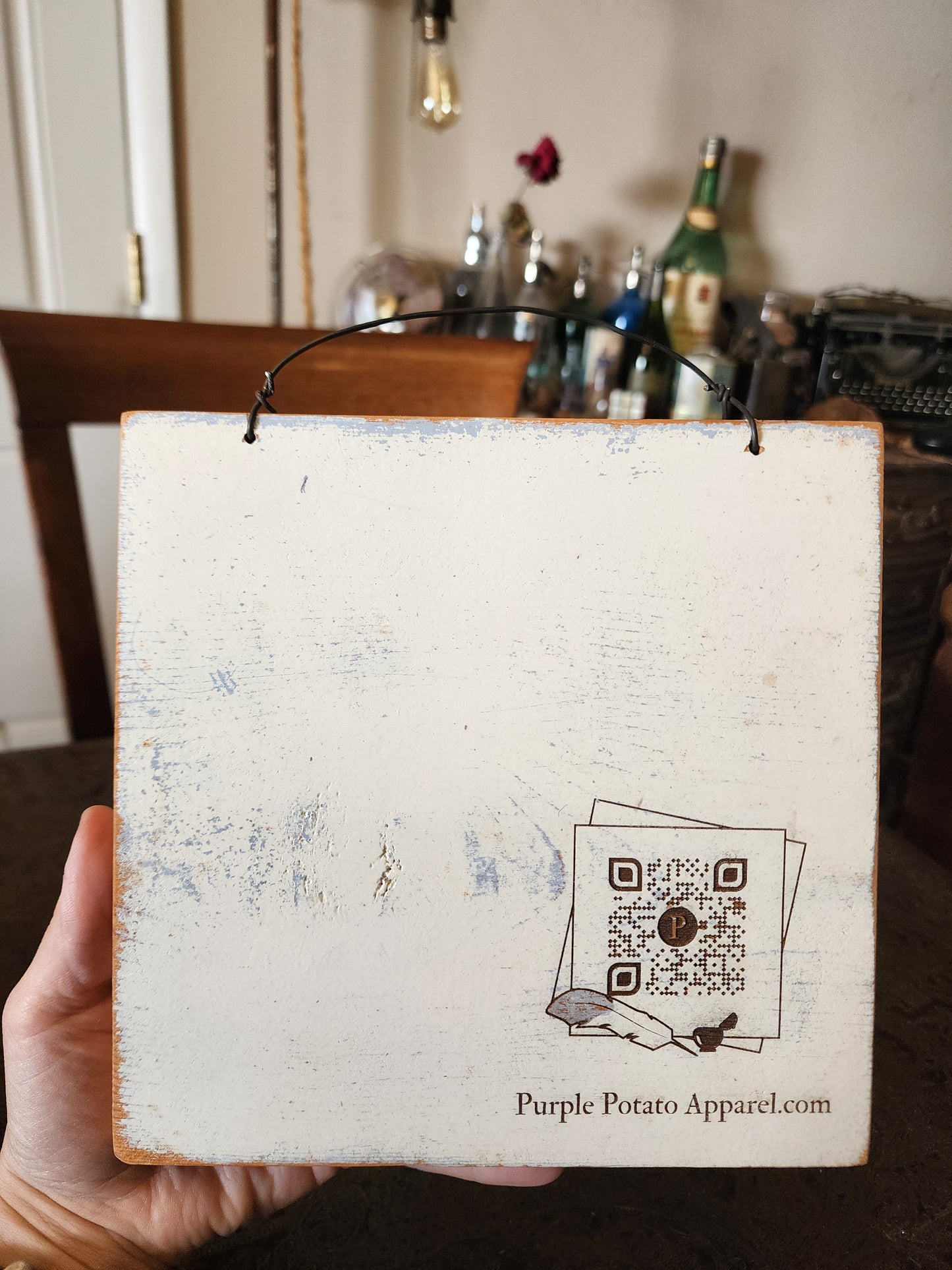 Uplifting, Positive, Wood Sign. Upcycled, Handmade. "Life is Better with You" Sparkle Style.