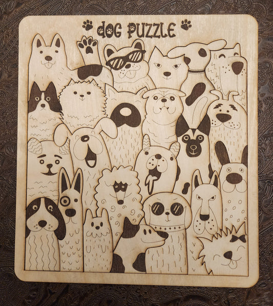 Dog Wood Puzzle.