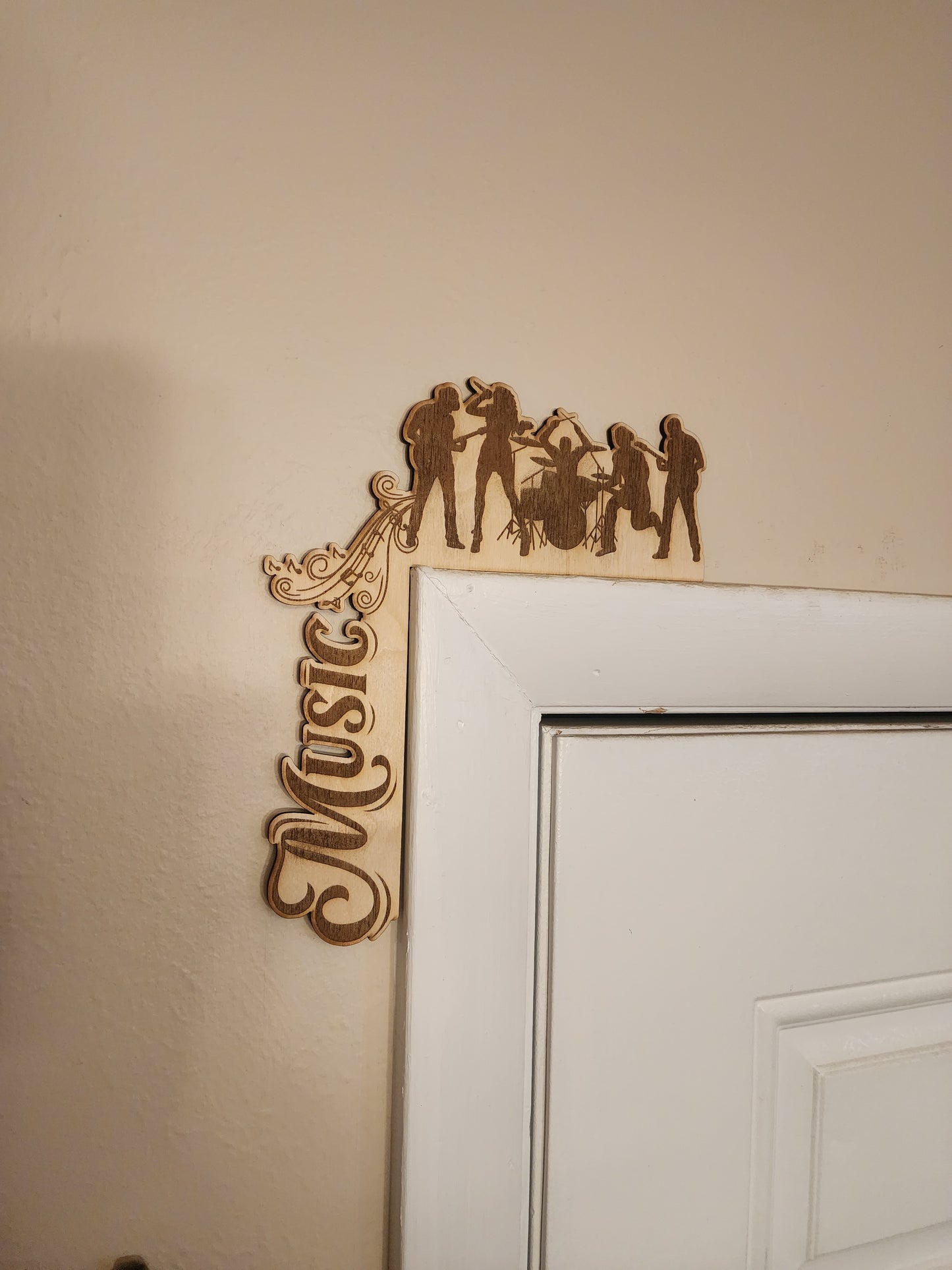 Music/Band Room Corner Door Decor.