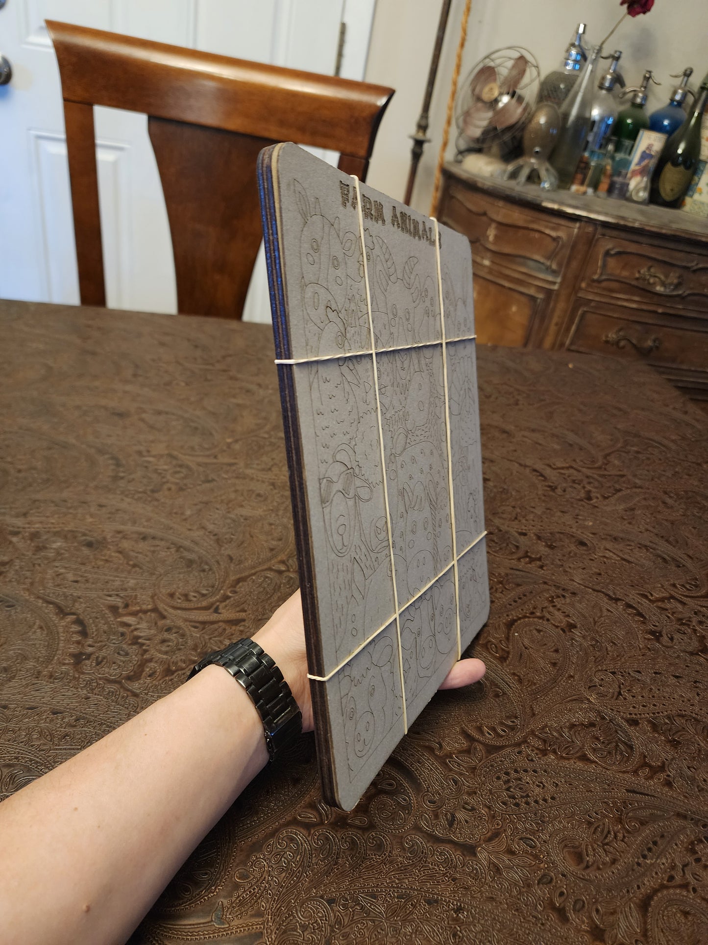 Farm Animal Wood Puzzle.