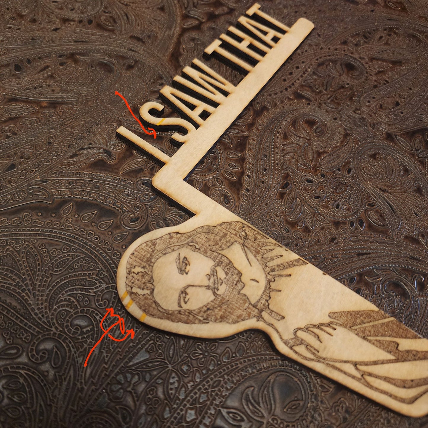 Jesus "I Saw That" Corner Door Decor.